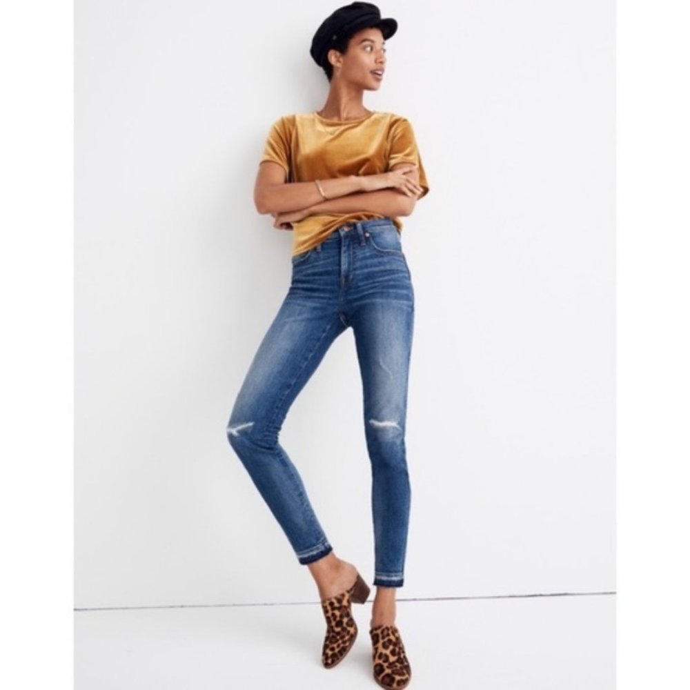 NWT Madewell 9" High Rise Skinny Jeans York Wash Size 23